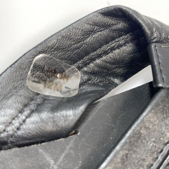 To Boot New York Limon Leather Flip Flop In Black Sz 12 New W/O Tag - Picture 10 of 11